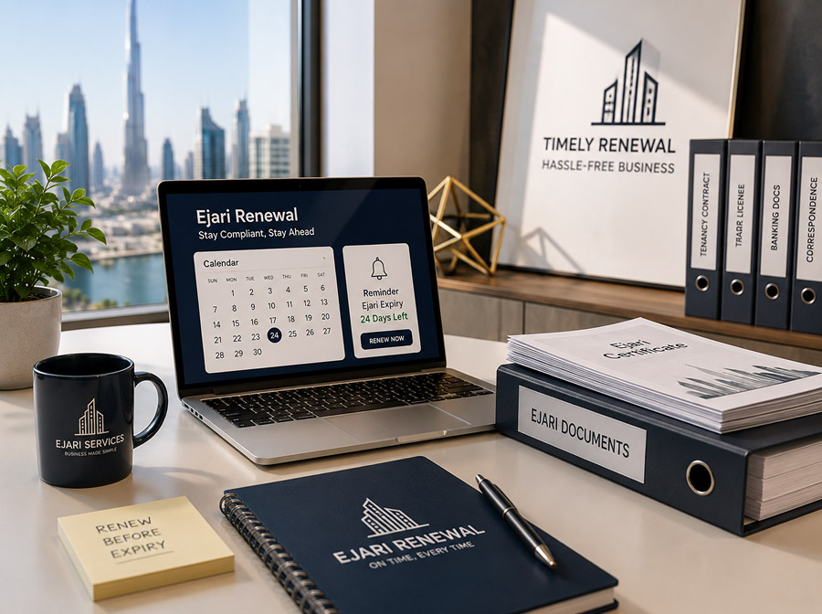 Professional Virtual Office Ejari Renewal Services in Dubai